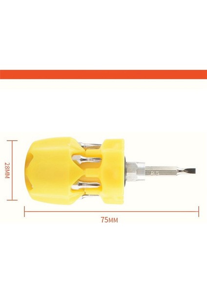 2pcs 6 Arada Çok Fonksiyonlu Tornavida Set El Aletleri Tornavida T-Head Çok Spesifikasyon Tornavida (Yurt Dışından) fırsatları
