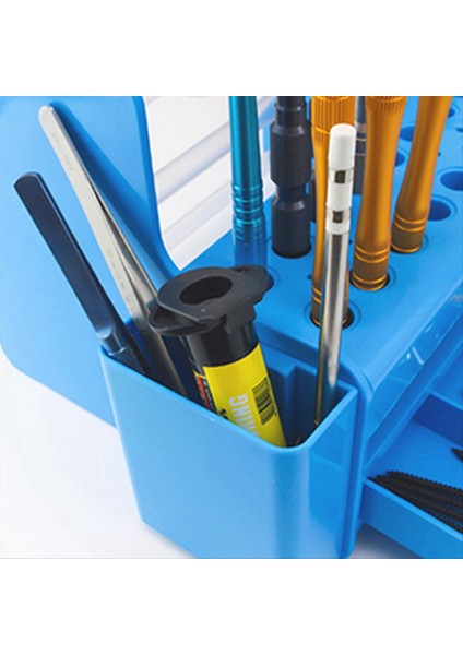 Szr-18 Çok Fonksiyonlu Tornavida Parçaları Aracı Saklama Kutusu Cep Telefonu Onarım Aleti Parçaları Depolama Kutusu Için Uygundur (Yurt Dışından) fırsatları