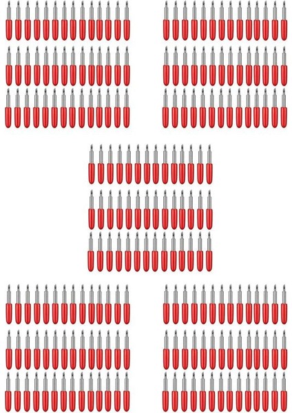 200 Bıçak Cricut Cutter Için Explore ile Uyumlu 45 Derece Kesme Yedek Bıçağı (Yurt Dışından)