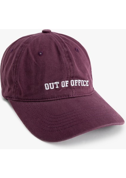 Pamuklu Işlemeli Kep Şapka