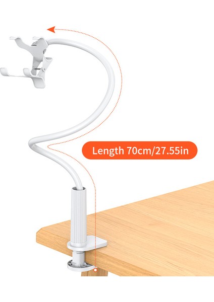 Yeni Tembel Cep Telefonu Tutucu Spiral Taban Yatak Masaüstü Tembel Sihirli Başucu Cep Telefonu Tablet Tutucu (Yurt Dışından)