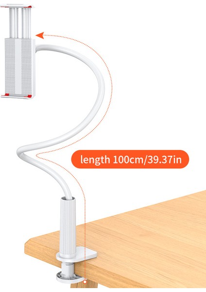 Yeni Tembel Cep Telefonu Tutucu Spiral Taban Yatak Masaüstü Tembel Sihirli Başucu Cep Telefonu Tablet Tutucu (Yurt Dışından)