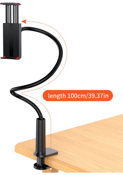 Yeni Tembel Cep Telefonu Tutucu Spiral Taban Yatak Masaüstü Tembel Sihirli Başucu Cep Telefonu Tablet Tutucu (Yurt Dışından)