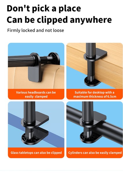 Yeni Tembel Cep Telefonu Tutucu Spiral Taban Yatak Masaüstü Tembel Sihirli Başucu Cep Telefonu Tablet Tutucu (Yurt Dışından) modelleri