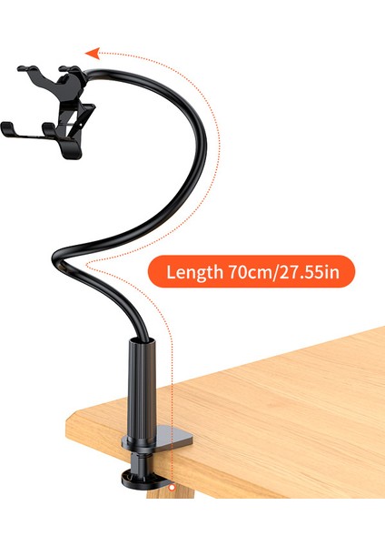 Yeni Tembel Cep Telefonu Tutucu Spiral Taban Yatak Masaüstü Tembel Sihirli Başucu Cep Telefonu Tablet Tutucu (Yurt Dışından)