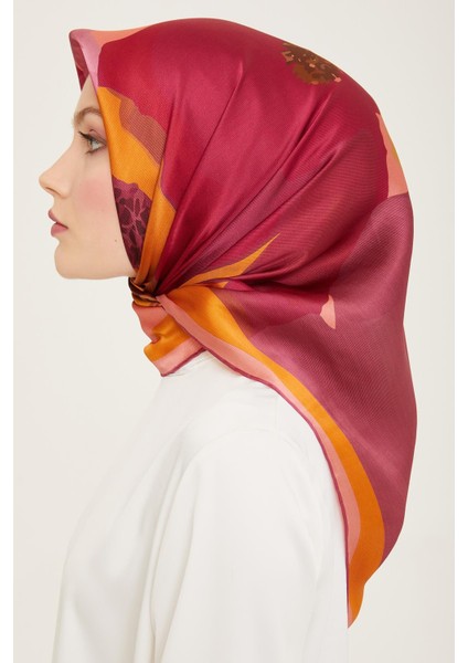 Obje Desenli Sura Ipek Eşarp modelleri