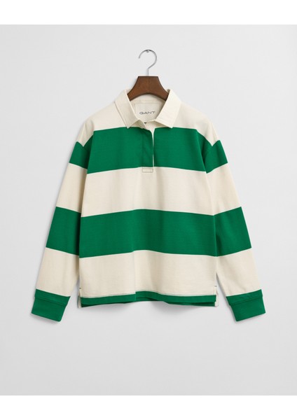 Kadın Yeşil Regular Fit Polo Yaka Rugby T-Shirt 4202592.350 fırsatları