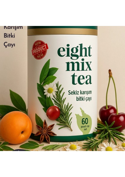 Fitchoy - 8 Bitki Karışımlı Çay 60 Poşet (L-Carnitine Ilaveli)
