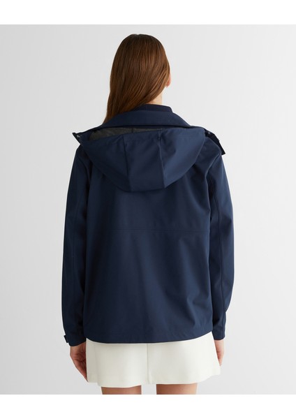 Kadın Lacivert Kapüşonlu Logolu Ceket 47125126T.433 fiyatları