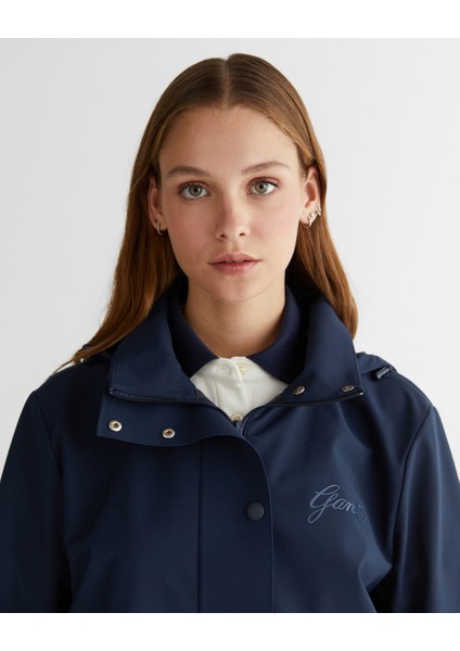 Kadın Lacivert Kapüşonlu Logolu Ceket 47125126T.433 fırsatları