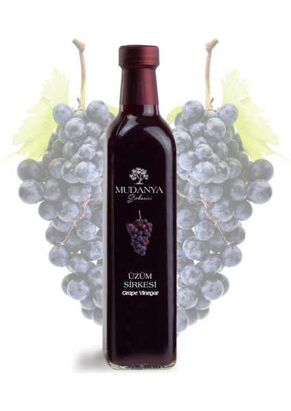 Doğal Fermantasyon Katkısız Üzüm Sirkesi 500 ml