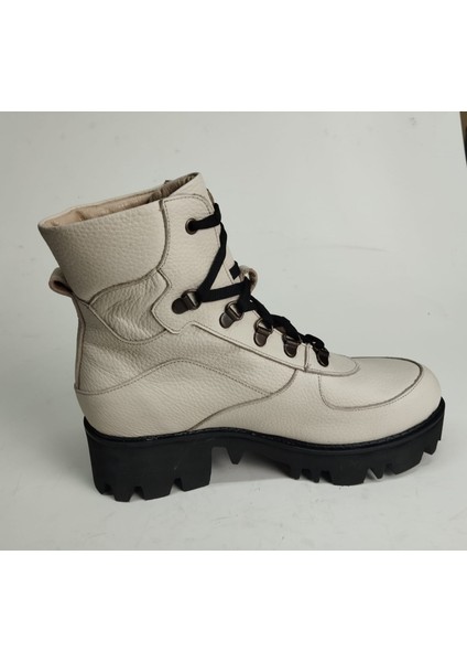 Kadın Hakiki Deri Eva Taban Bej Floter Bot modelleri