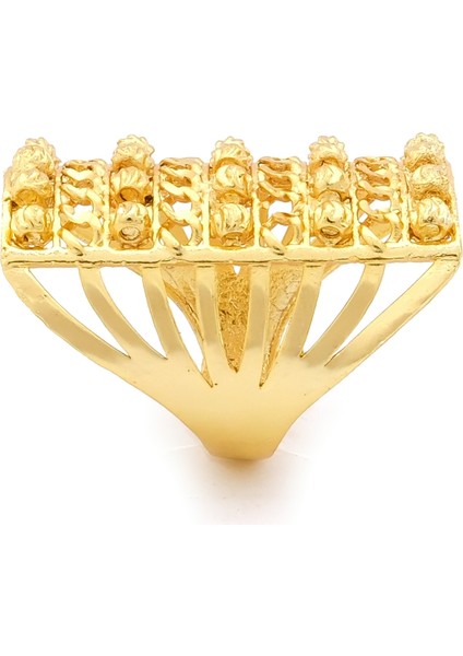 Çelik Yüzük Kadın Altın Kaplama Dorikalı Kaburga YZK-478 modelleri