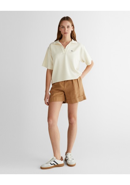 Kadın Krem Logolu Polo 42425114T.130 modelleri