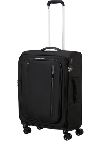 Siyah Cloudrider 4 Tekerlekli Orta Boy Valiz 67 cm