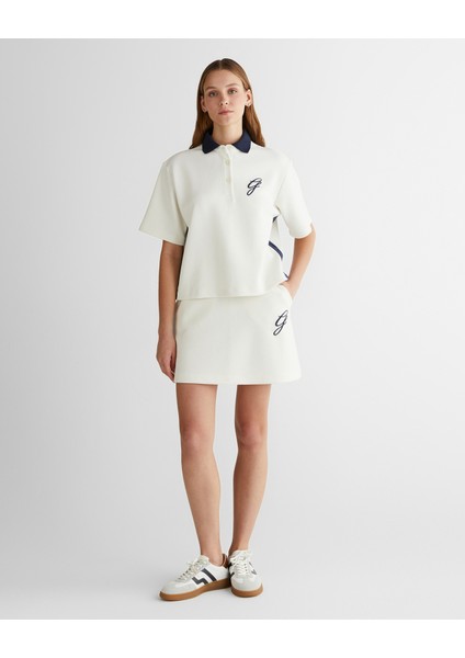 Kadın Krem Logolu Polo 42425115T.113 modelleri