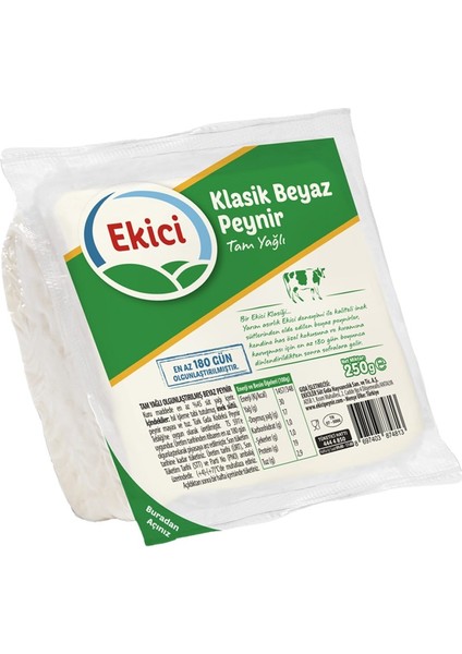 Tam Yağlı Klasik Beyaz Peynir 250 gr x 4 Adet fiyatları