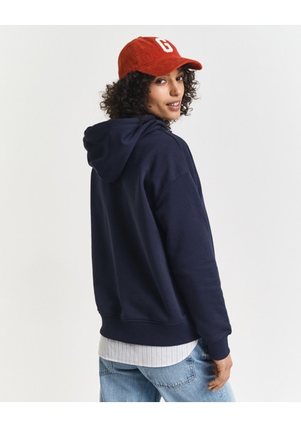 Kadın Lacivert Relaxed Fit Kapüşonlu Sweatshirt 4201413.433 modelleri