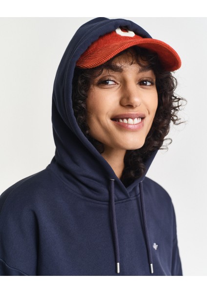 Kadın Lacivert Relaxed Fit Kapüşonlu Sweatshirt 4201413.433 indirimleri