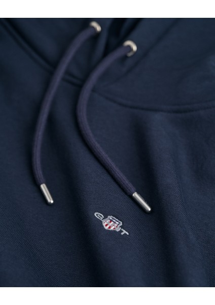 Kadın Lacivert Relaxed Fit Kapüşonlu Sweatshirt 4201413.433