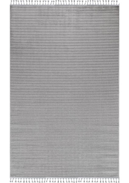 Nevada Koleksiyonu Vl Modern Ince Kesme Oturma Odası ve Salon Halısı 8270 Gri indirimleri