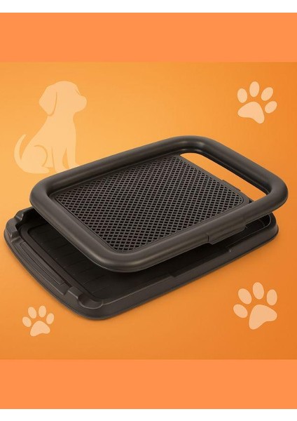 Akıllı Köpek Tuvaleti Eğitim Pedi-60 cm*40 cm-Elekli-Aparatlı-Kaymaz Tabanlı-Evcil Hayvan Tuvaleti fırsatları