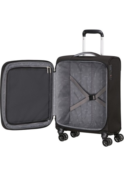 Siyah Cloudrider 4 Tekerlekli Kabin Boy Valiz 55 cm modelleri