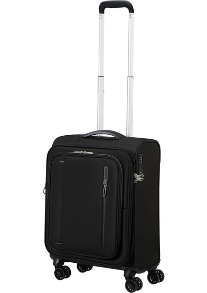 Siyah Cloudrider 4 Tekerlekli Kabin Boy Valiz 55 cm