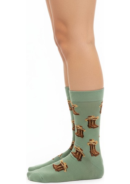 Cowboy Socks – Desenli Unisex Soket Çorap fırsatları