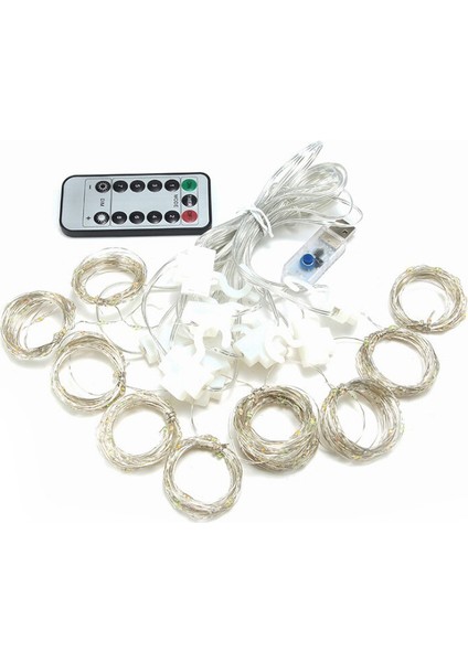 Led Işık 5 Metre Sarı Işık Perdeli Aydınlatma – USB Girişli, Bakır Telli, 10 Halkalı Tasarım, Perde Asma Aparatlı ve Uzaktan Kumandalı Dekoratif Işık Zinciri MZ-350 fiyatları