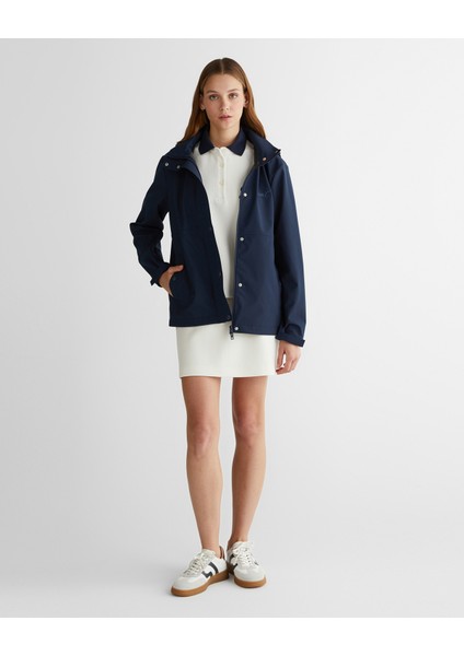 Kadın Lacivert Kapüşonlu Logolu Ceket 47125126T.433 modelleri