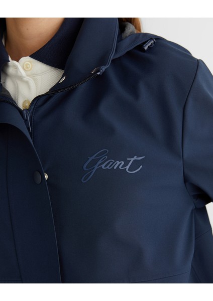 Kadın Lacivert Kapüşonlu Logolu Ceket 47125126T.433 indirimleri