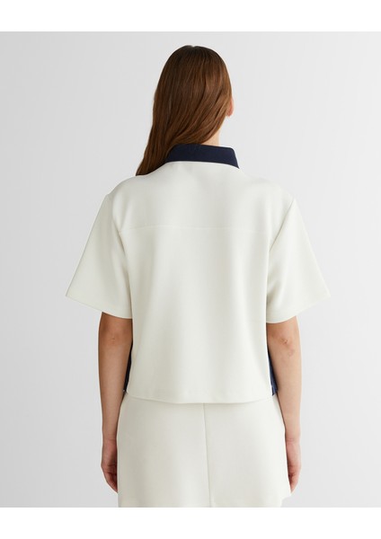 Kadın Krem Logolu Polo 42425115T.113 fiyatları