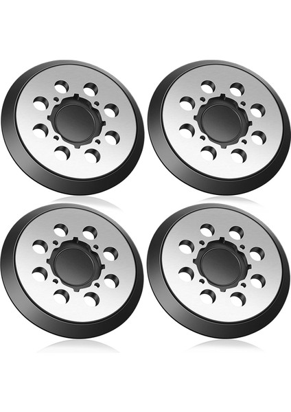 4pcs Metal Yedek Orbital Zımpara Yedek Ped Sturdier 5 Inç 8 Delikli Kanca Zımpara Ped DWE6421 6421K DWE6423 6423K (Yurt Dışından)