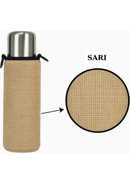 Klasik Kulpsuz 0.75 Lt. ile Uyumlu Omuz Askılı Termos Kılıfı