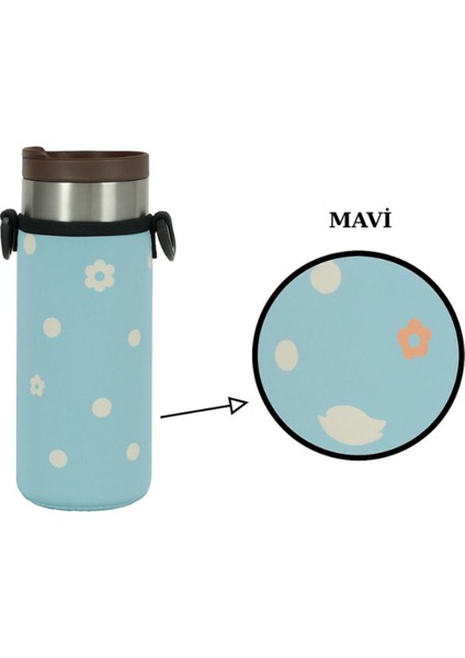 Travel Mug 0.47 Lt. ile Uyumlu Omuz Askılı Termos Kılıfı