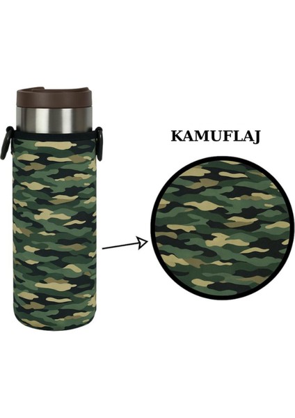 Travel Mug 0.47 Lt. ile Uyumlu Omuz Askılı Termos Kılıfı