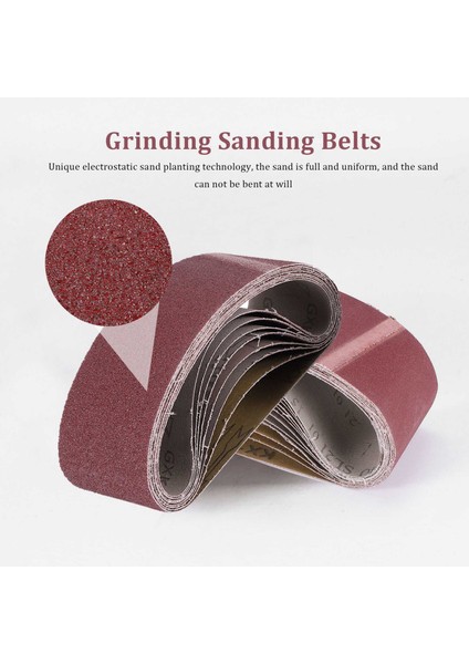 20PCS 3X18 Zımpara Kayışı Zımpara Kayışları Kemer Zımpara Kağıdı (Her Biri 60 80 120 150 240 400 Grit 2 40 Grit) Kemer Zımpara (Yurt Dışından) modelleri