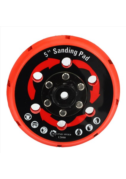 Çift Aksiyon Cilası Için 2x Destek Plakası Da Parlatıcı Destek Plakası Arka Tutucu 5 Inç 125MM (Yurt Dışından) fırsatları