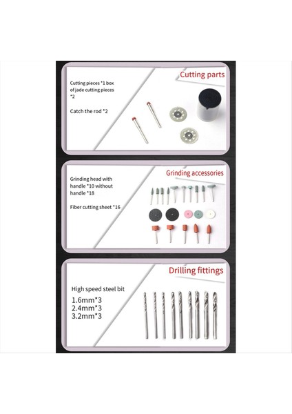 276PCS Elektrikli Öğütücü Aksesuarlar Ahşap Kök Mücevher Yeşimi Kesme Taşlama Parlatma Gravür Makinesi Taşınabilir (Yurt Dışından) modelleri