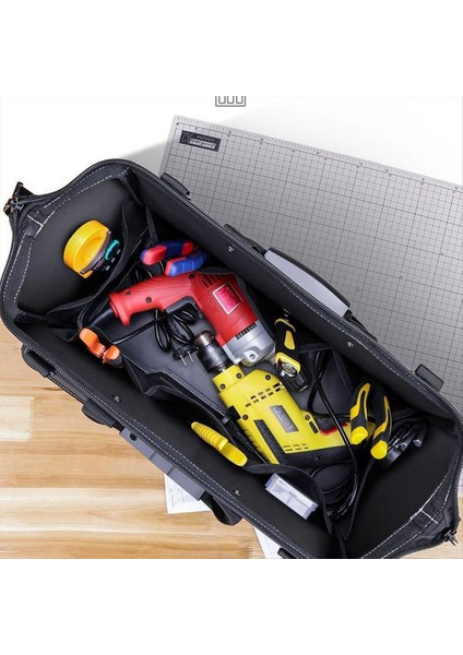16 Inç Elektrikçi Alet Çantası Çok Fonksiyonlu Alet Çantaları Oxford Kumaş Elektrikçi Çantalar Su Geçirmez ve Aşınma-Resi (Yurt Dışından) indirimleri