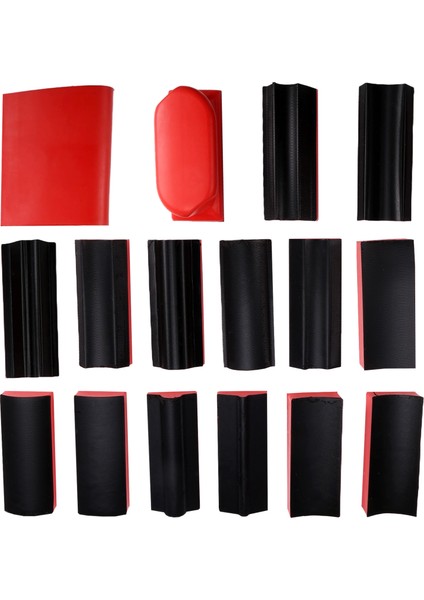 El Zımparalama Blokları 16 Adet Kontur Zımparalama Pedleri Kit Kanca ve Döngü Aşındırıcı Zımparalama Pedleri Ahşap Mobilyaları Zımparalamak Için (Yurt Dışından)