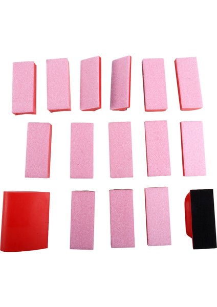 El Zımparalama Blokları 16 Adet Kontur Zımparalama Pedleri Kit Kanca ve Döngü Aşındırıcı Zımparalama Pedleri Ahşap Mobilyaları Zımparalamak Için (Yurt Dışından) fiyatları