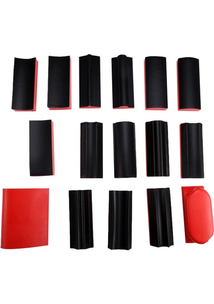 El Zımparalama Blokları 16 Adet Kontur Zımparalama Pedleri Kit Kanca ve Döngü Aşındırıcı Zımparalama Pedleri Ahşap Mobilyaları Zımparalamak Için (Yurt Dışından) modelleri