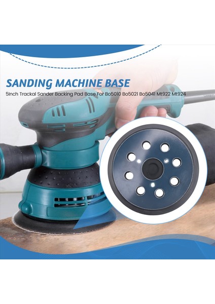 Makita BO5010 BO5021 BO5041 MT922 MT924 Için 5inch Track -Zımpara Pad Tabanı (Yurt Dışından) fırsatları
