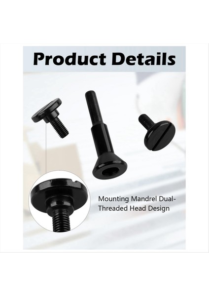 Montaj Mandrel 3/8in ve 1/4in Arbor Deliği (2 Paket) Kesme Çarkı Için Kesme Çarkı Aksesuarları Matkap Bitleri Aracı (Yurt Dışından) fırsatları