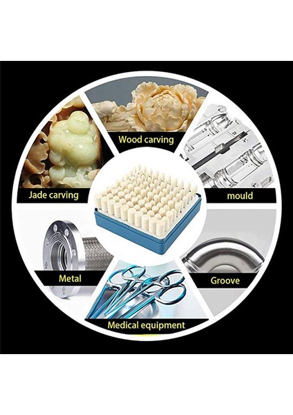 100 Parça Taşlama Tekerleği Yünü Yünü Keçe Parlatma Öğütme Tekerleği Başlık 3mm Sap Parlatma Aksesuarları (Yurt Dışından) modelleri