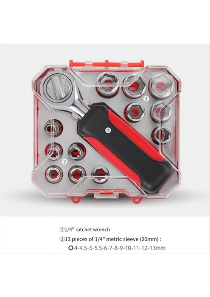13PCS Manşon Kombinasyonu Seti Küçük Uçan Kol Kafası Mandal Cırcır Kılıfı Oto Onarım Aracı Seti (Yurt Dışından) fiyatları