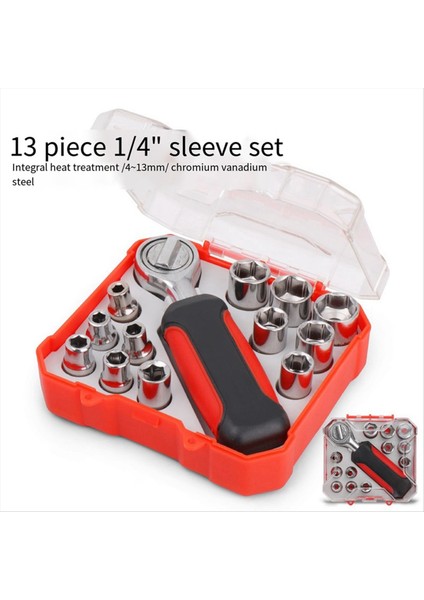 13PCS Manşon Kombinasyonu Seti Küçük Uçan Kol Kafası Mandal Cırcır Kılıfı Oto Onarım Aracı Seti (Yurt Dışından) modelleri
