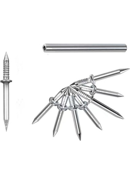 100PCS Çift Kafalı Süpürme Iplik Sorunsuz Çivi Işaretsiz Süpürgelik Çizgisi Çivi Çivi Kollu Aralıklı Sorunsuz Çivi (Yurt Dışından) fiyatları